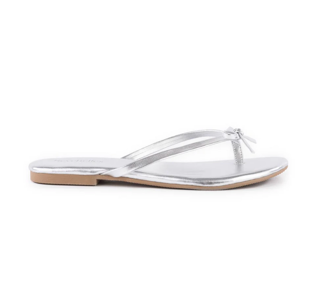 Wish List Sandal Silver Metallic