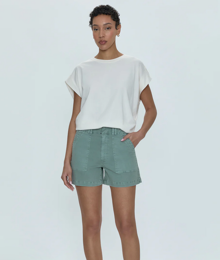 Marissa High Rise Utility Short Bluff