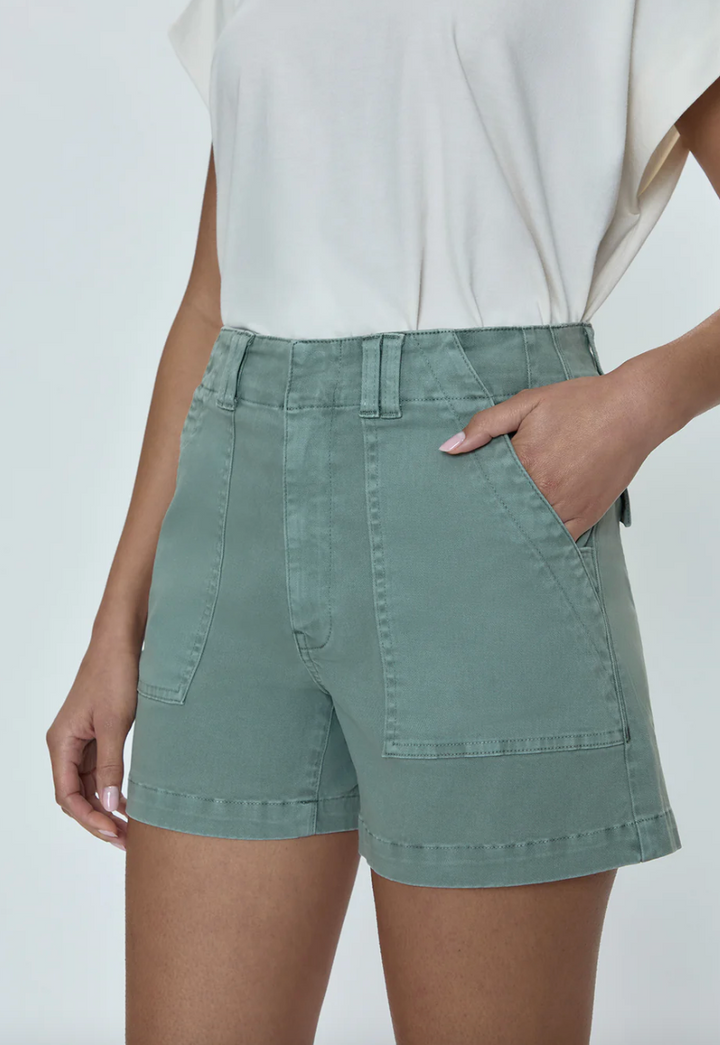 Marissa High Rise Utility Short Bluff