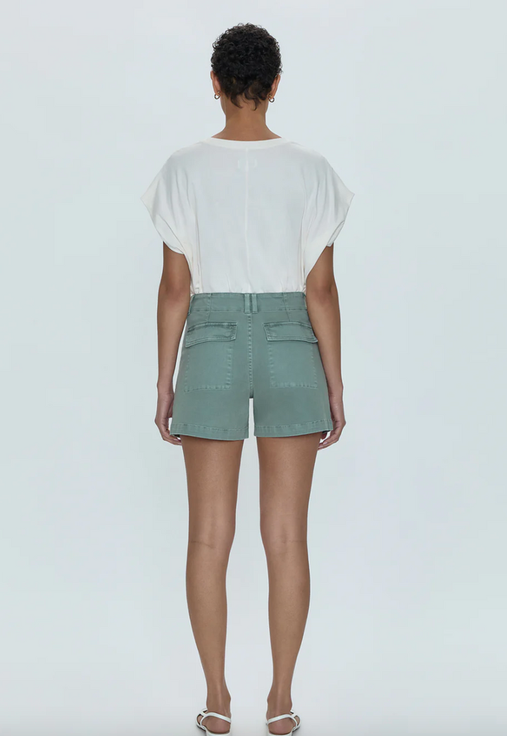 Marissa High Rise Utility Short Bluff