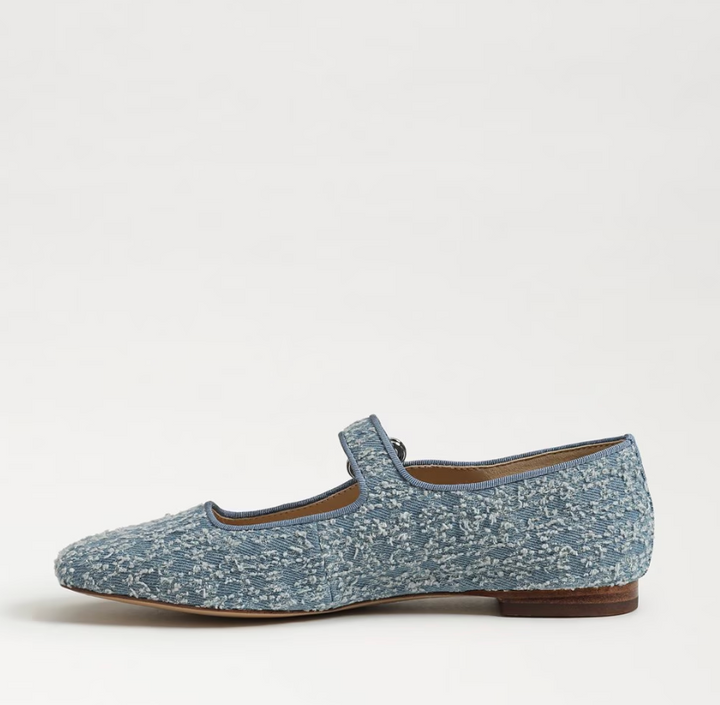 Michaela Mary Jane Flat Cape Blue