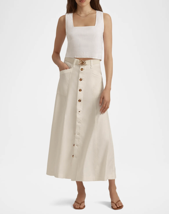 The Lila Skirt Gardenia