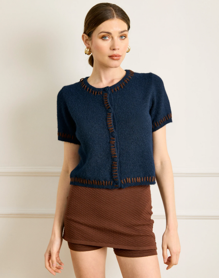 Hessa Short Sleeve Cardigan