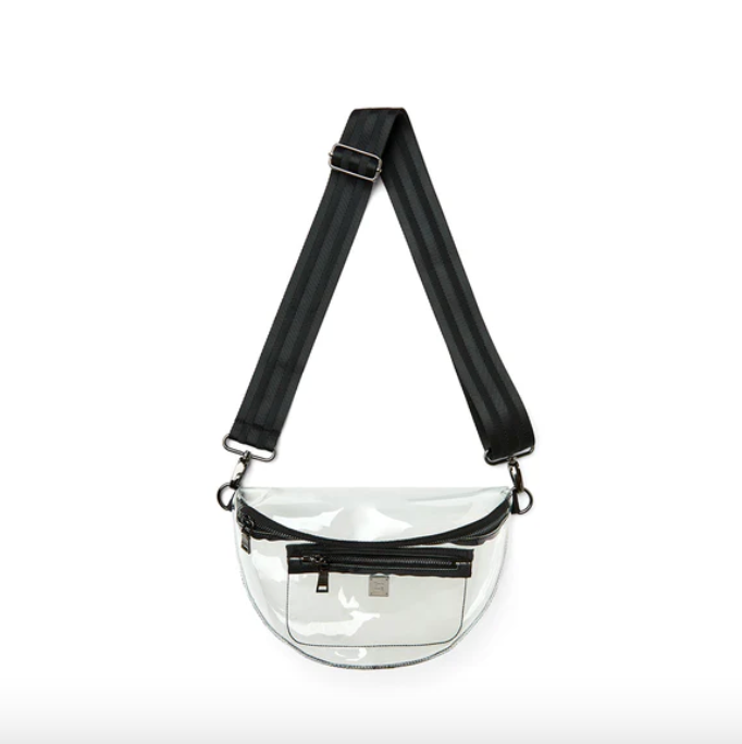 Clear Stadium Bag Black