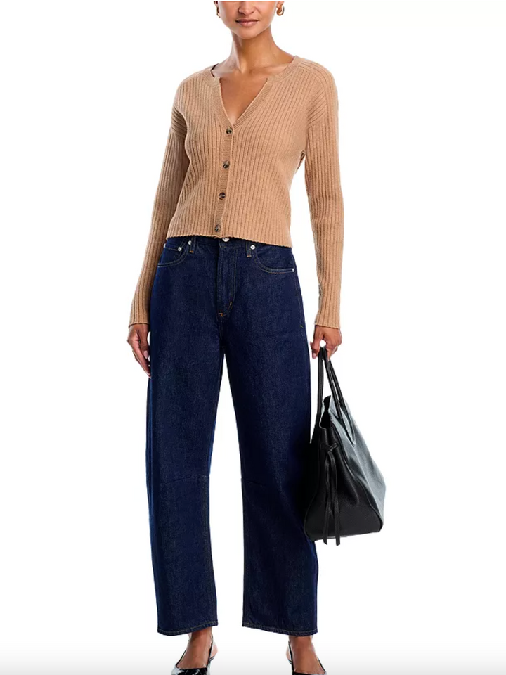 Lorelai Cropped Rib Cardigan