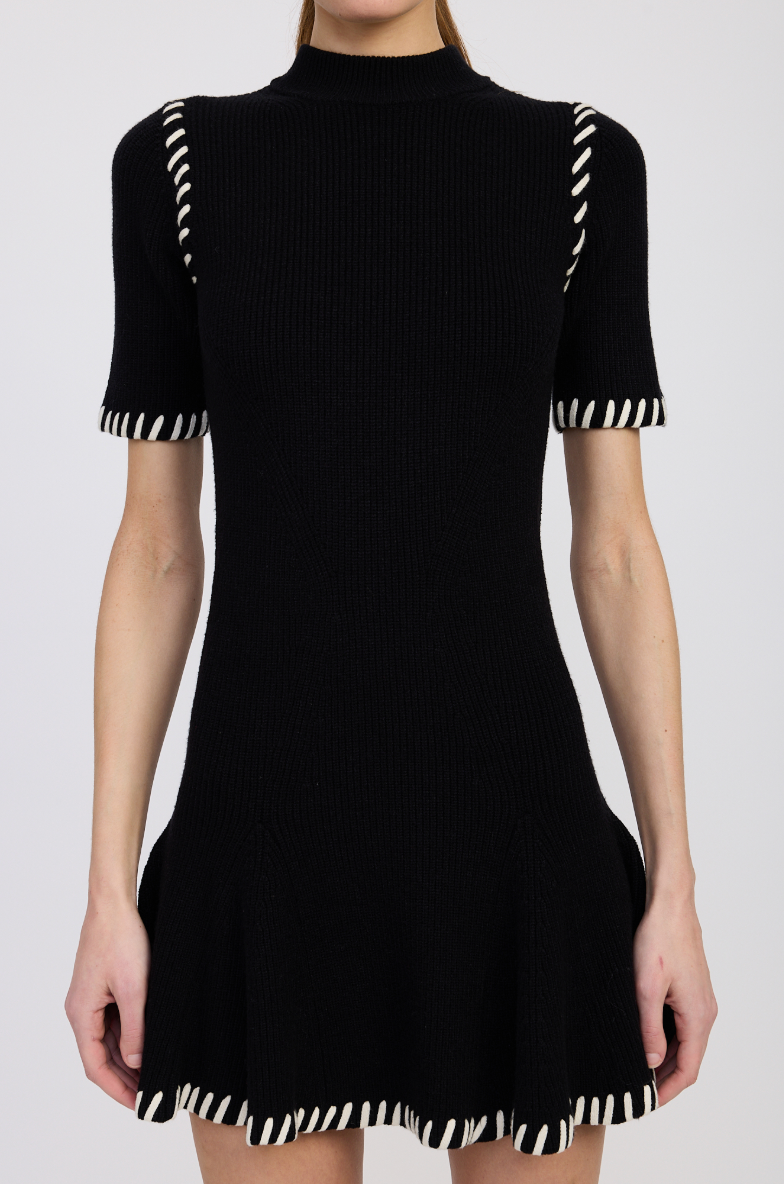 Romilla Stitch Mini Dress
