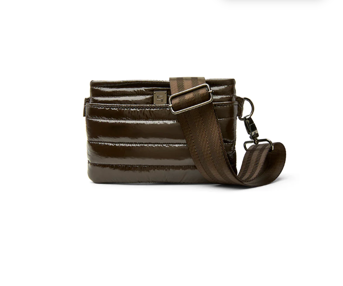 Bum Bag/ Crossbody Glossy Chocolate