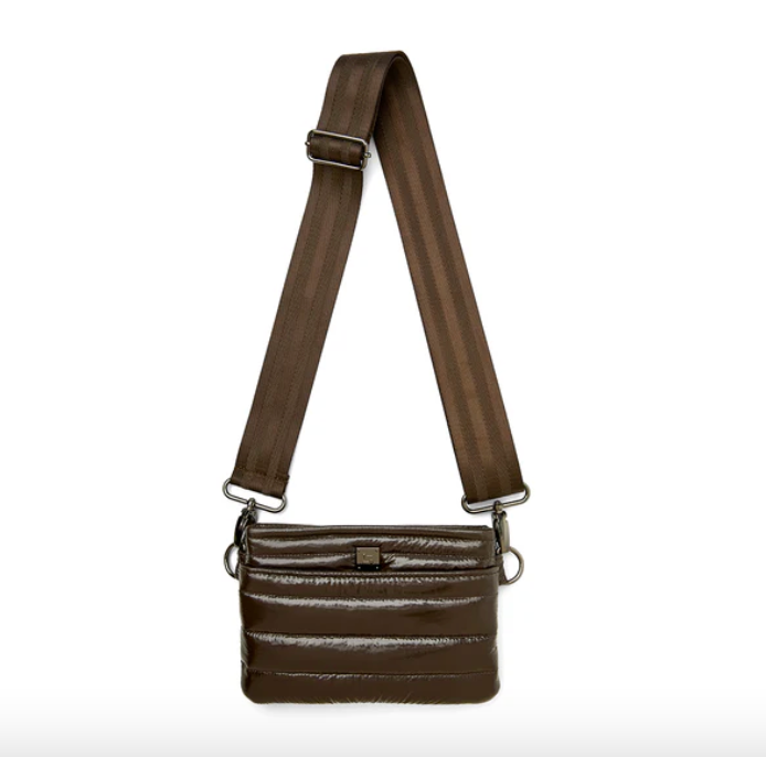 Bum Bag/ Crossbody Glossy Chocolate