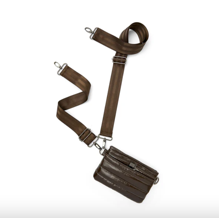 Bum Bag/ Crossbody Glossy Chocolate