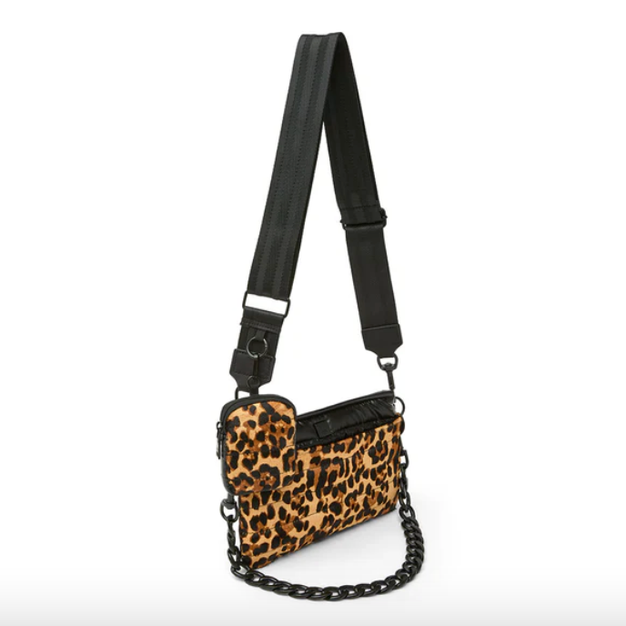 Downtown Crossbody Leopard/Black