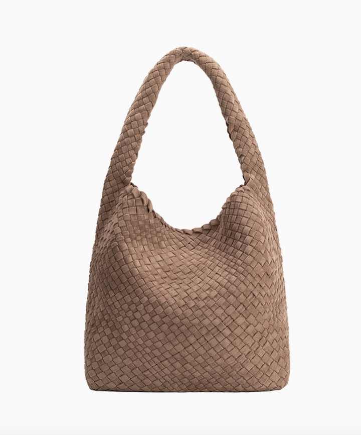 Johanna Clay Suede Shoulder Bag
