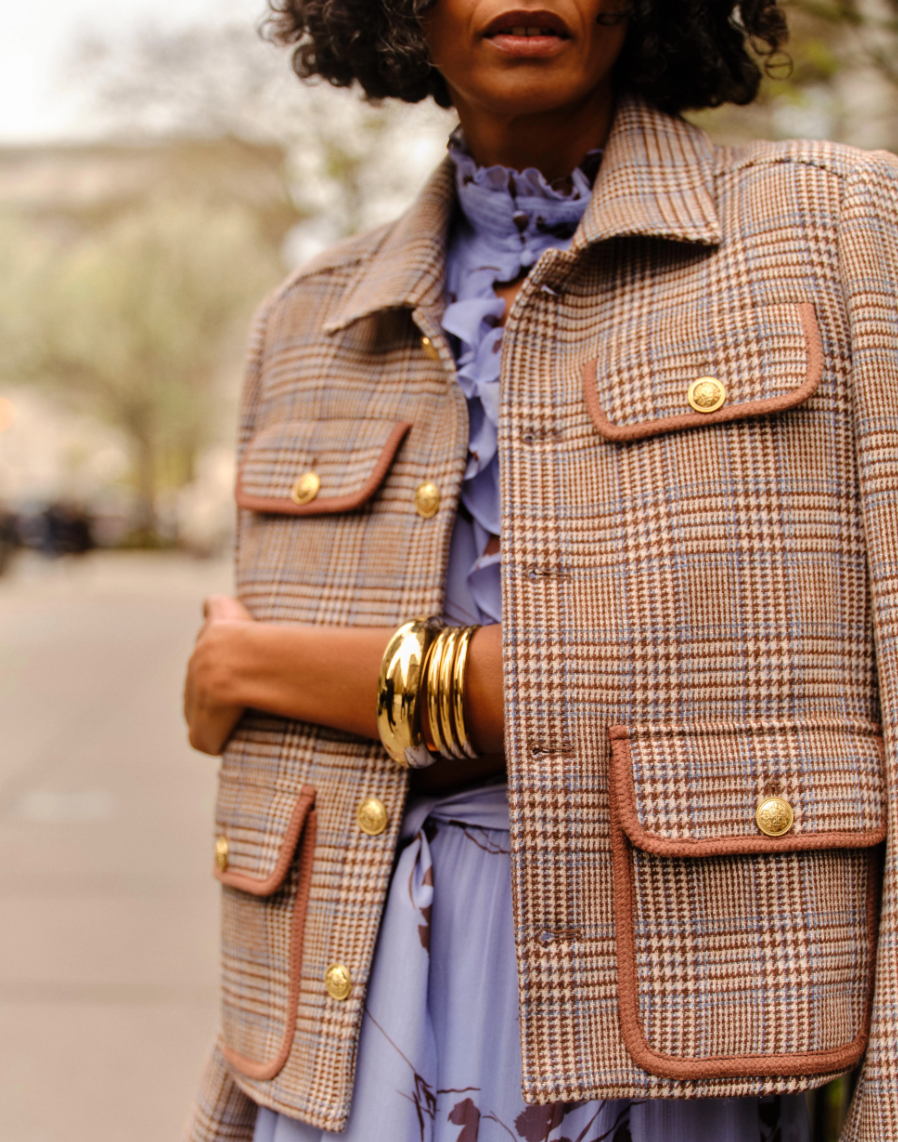 Rory Jacket Brownstone Tweed
