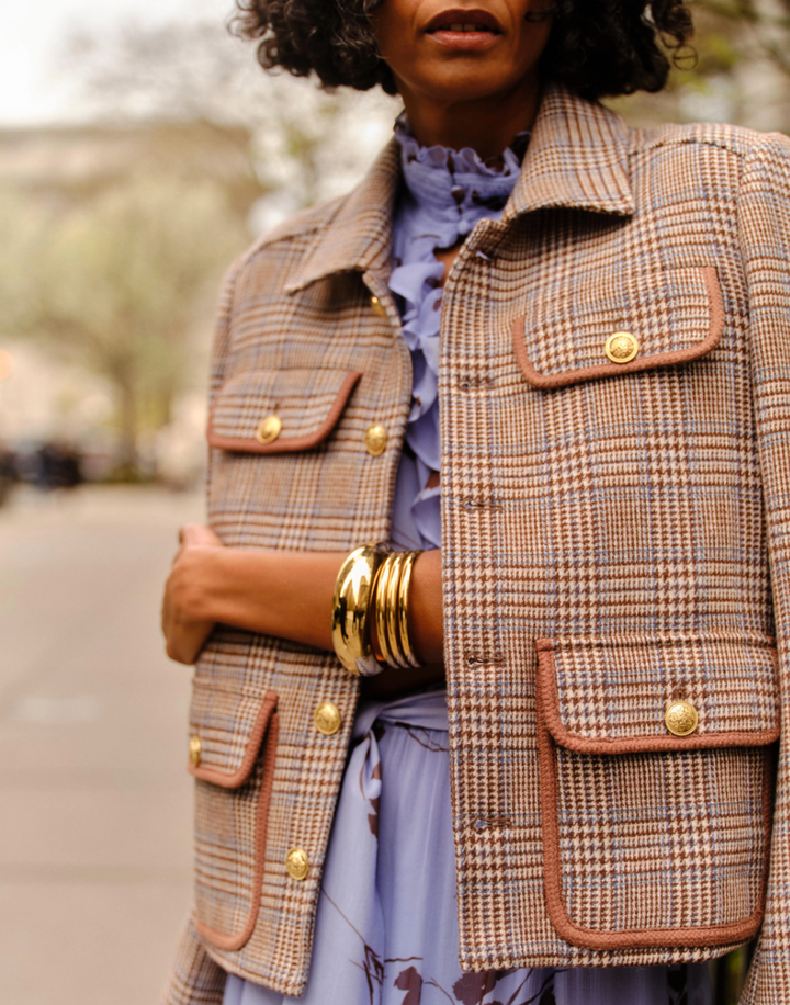 Rory Jacket Brownstone Tweed