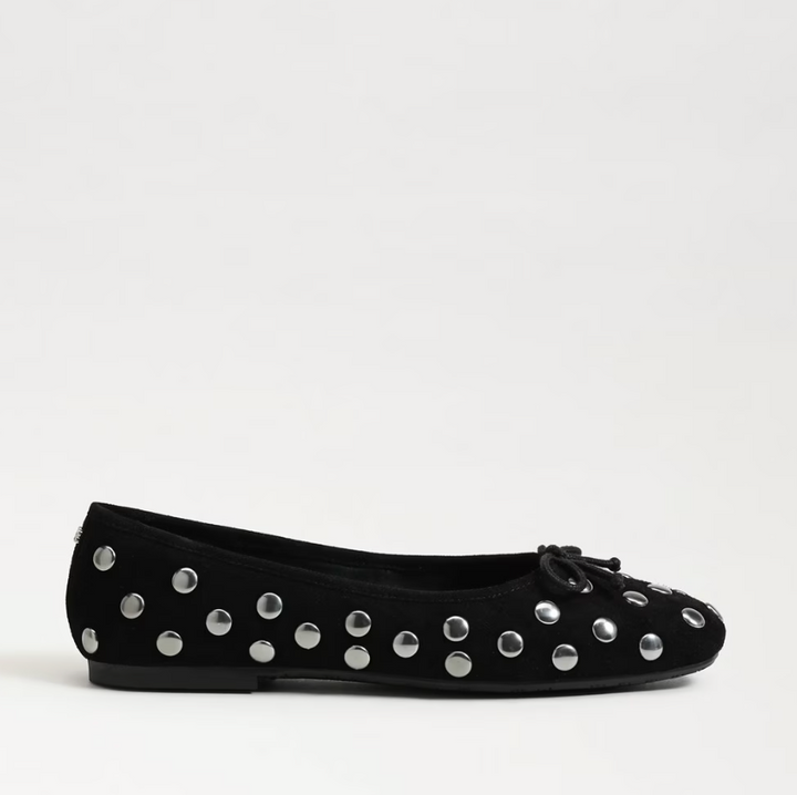 Alie Studded Ballet Flat Black