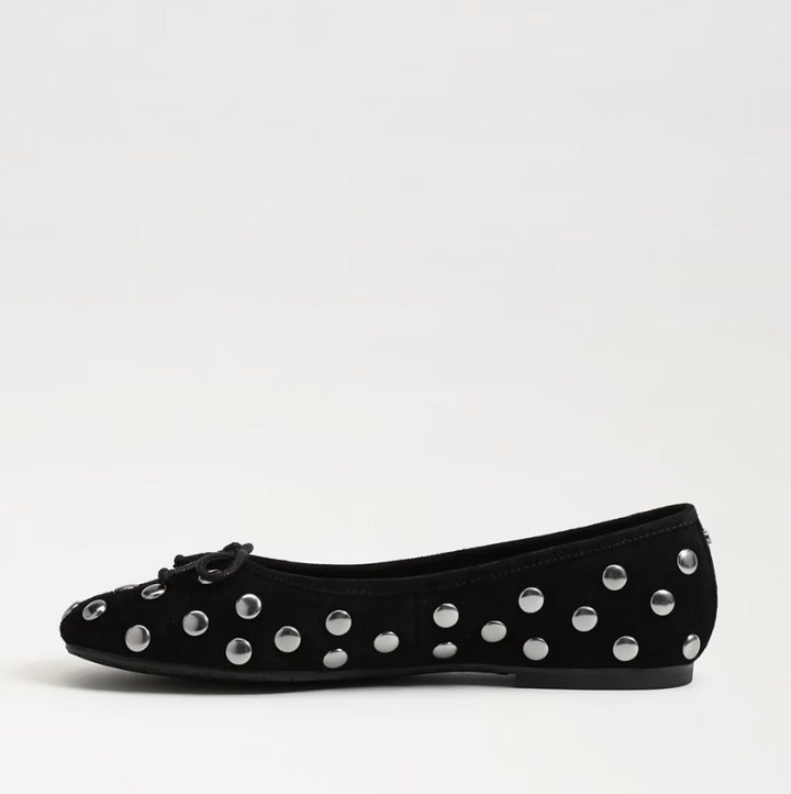 Alie Studded Ballet Flat Black