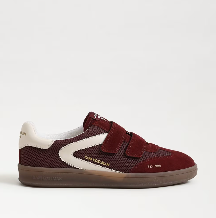 Talia Suede Sneaker French Burgundy