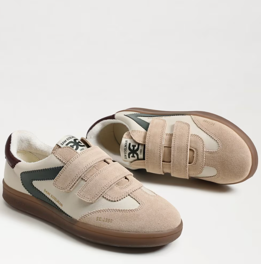Talia Velcro Sneaker Ivory Haze