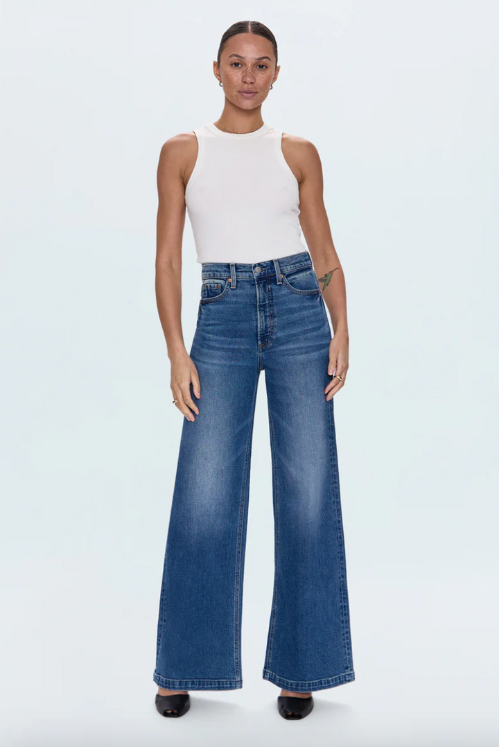 Lana High Waisted Wide Leg Jeans Soho