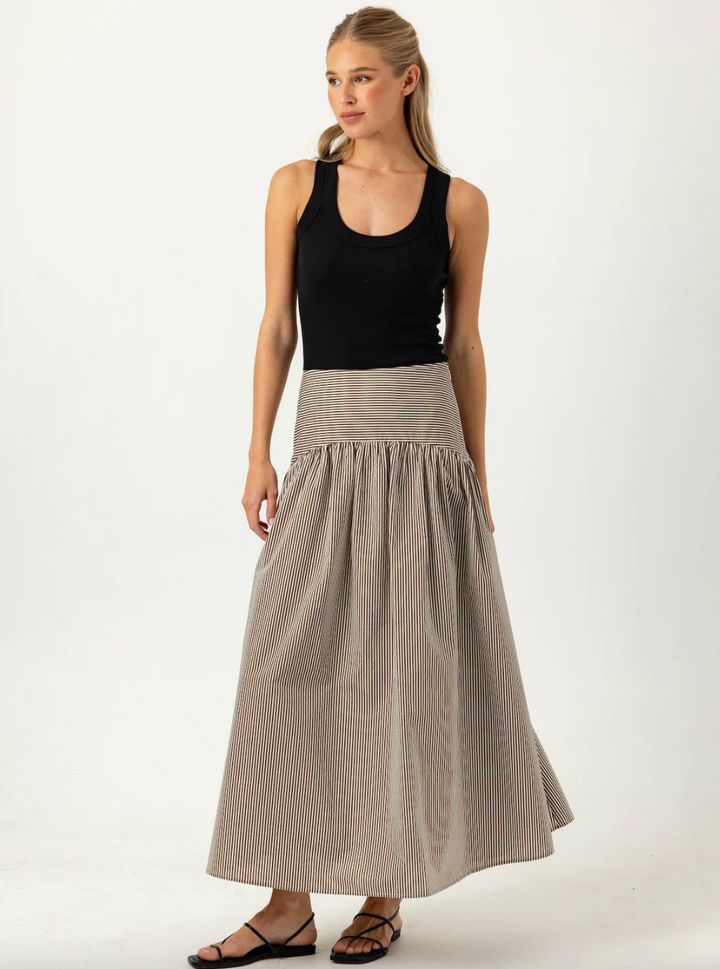 Stripe Celeste Skirt