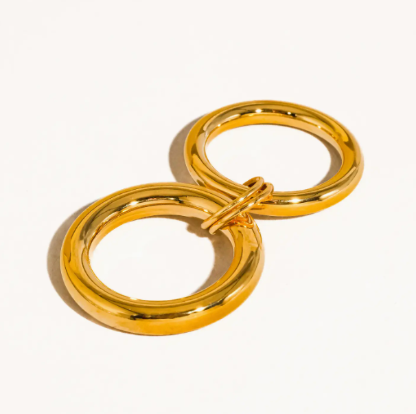 Gravité 18K Gold Band Ring Yellow Gold