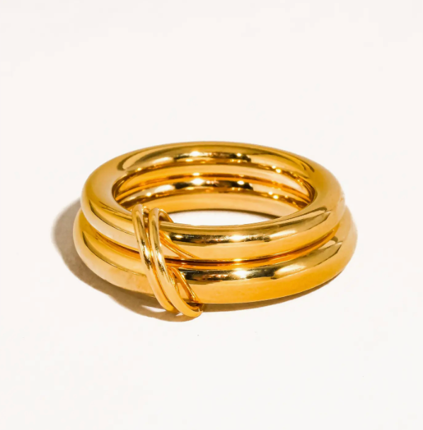 Gravité 18K Gold Band Ring Yellow Gold