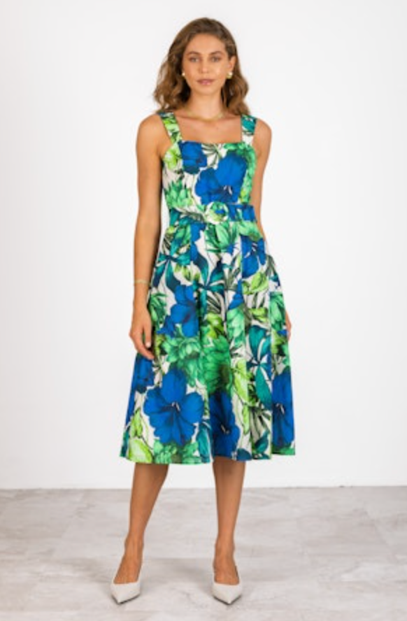 Legacy Dress Green/Blue Combo