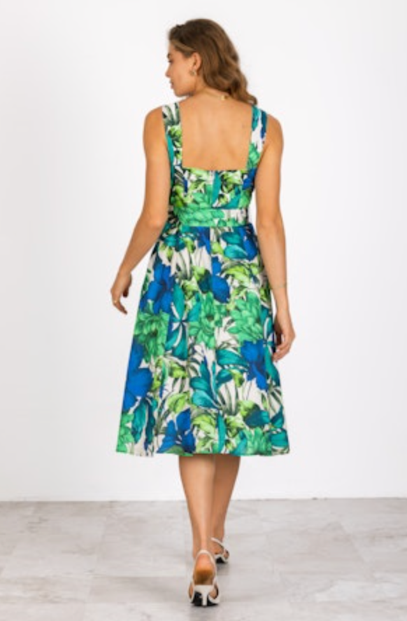 Legacy Dress Green/Blue Combo
