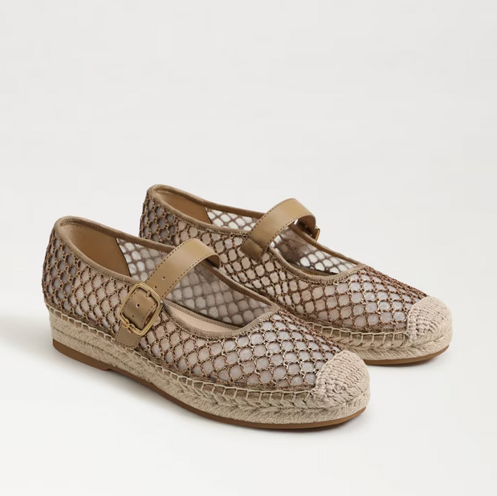 Mackie Mesh Espadrille Gold/Tan