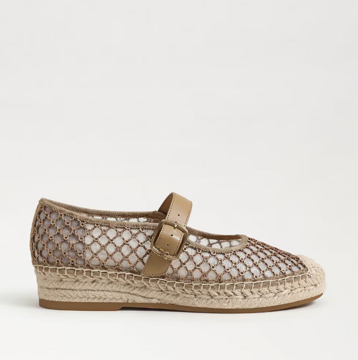 Mackie Mesh Espadrille Gold/Tan
