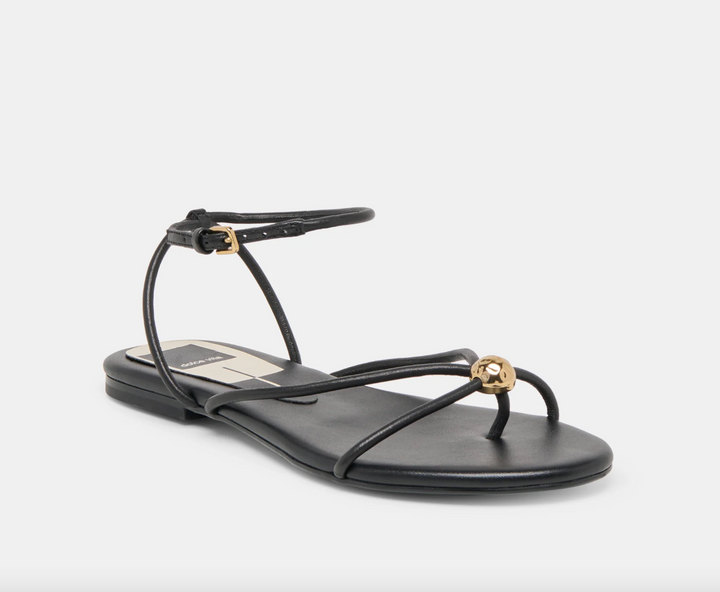 Kenley Black Leather