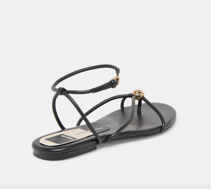Kenley Black Leather