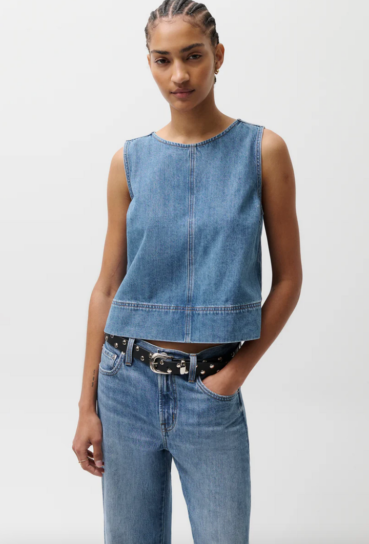 Rue Pop Over Swing Shirt Sail Away