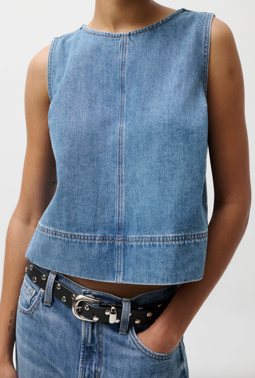 Rue Pop Over Swing Shirt Sail Away