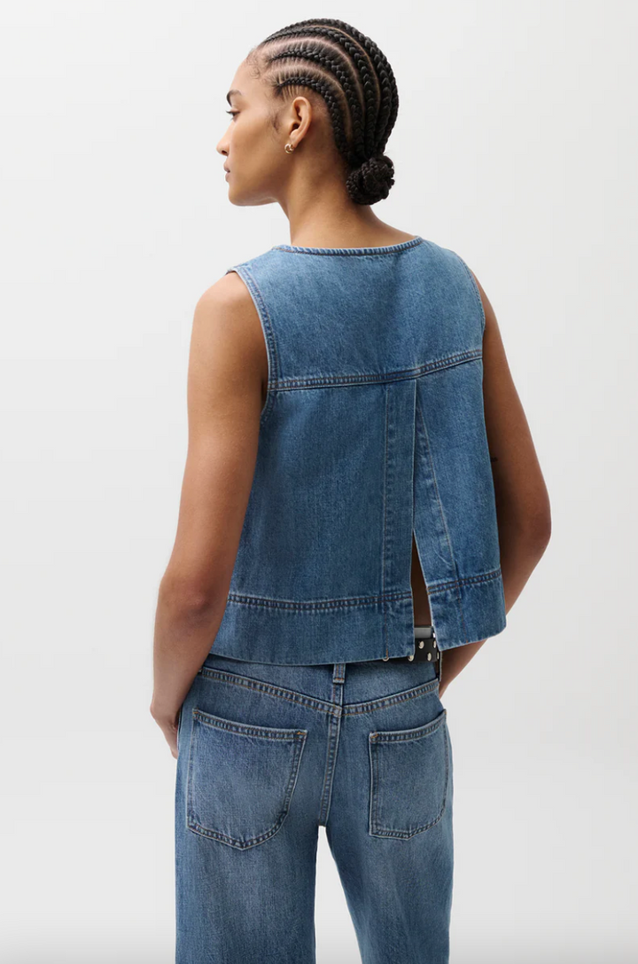 Rue Pop Over Swing Shirt Sail Away