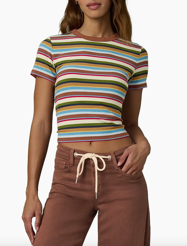 The Baby Tee Multi Variegated