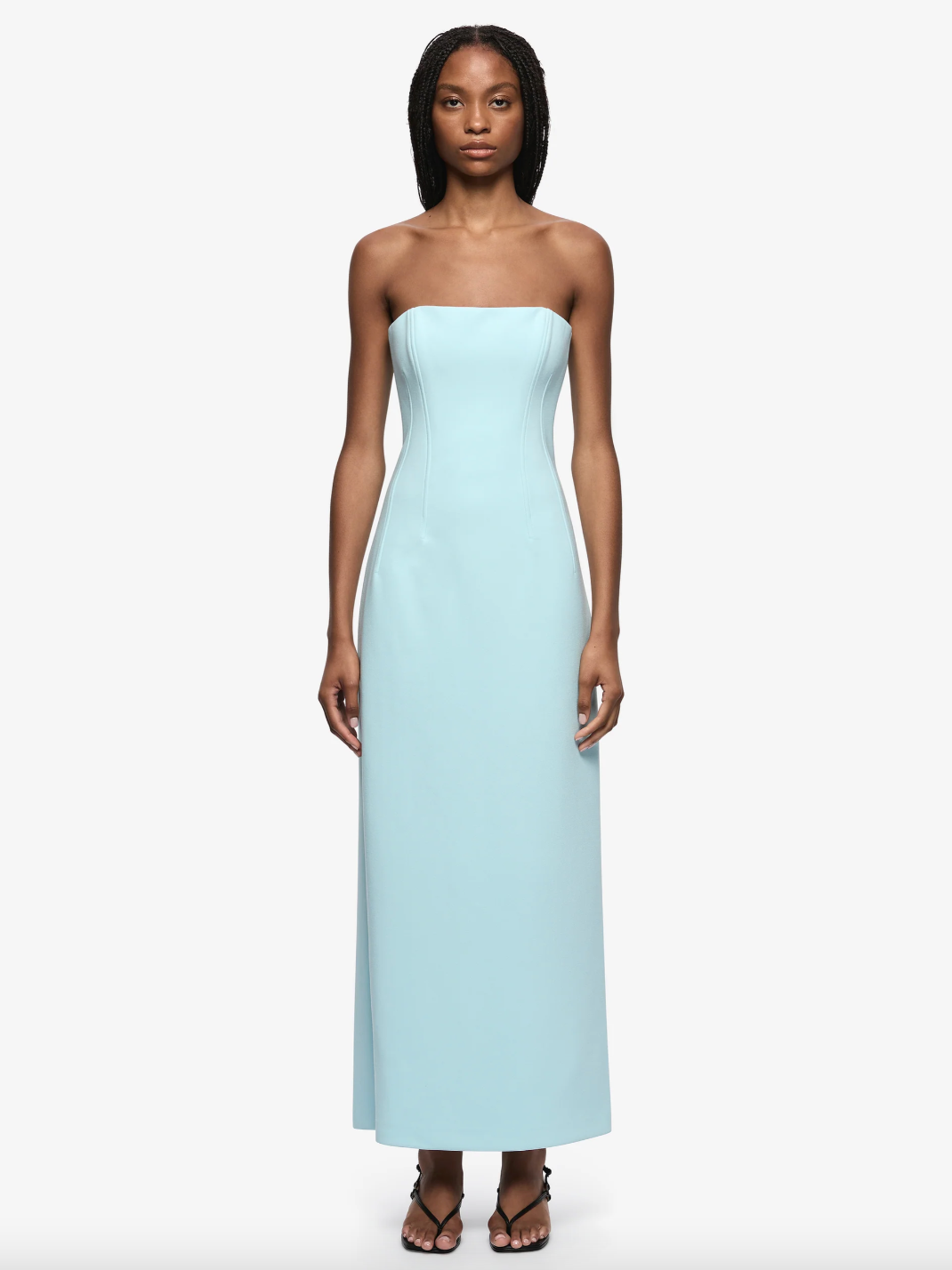 Romee Strapless Maxi Dress Glacier Blue