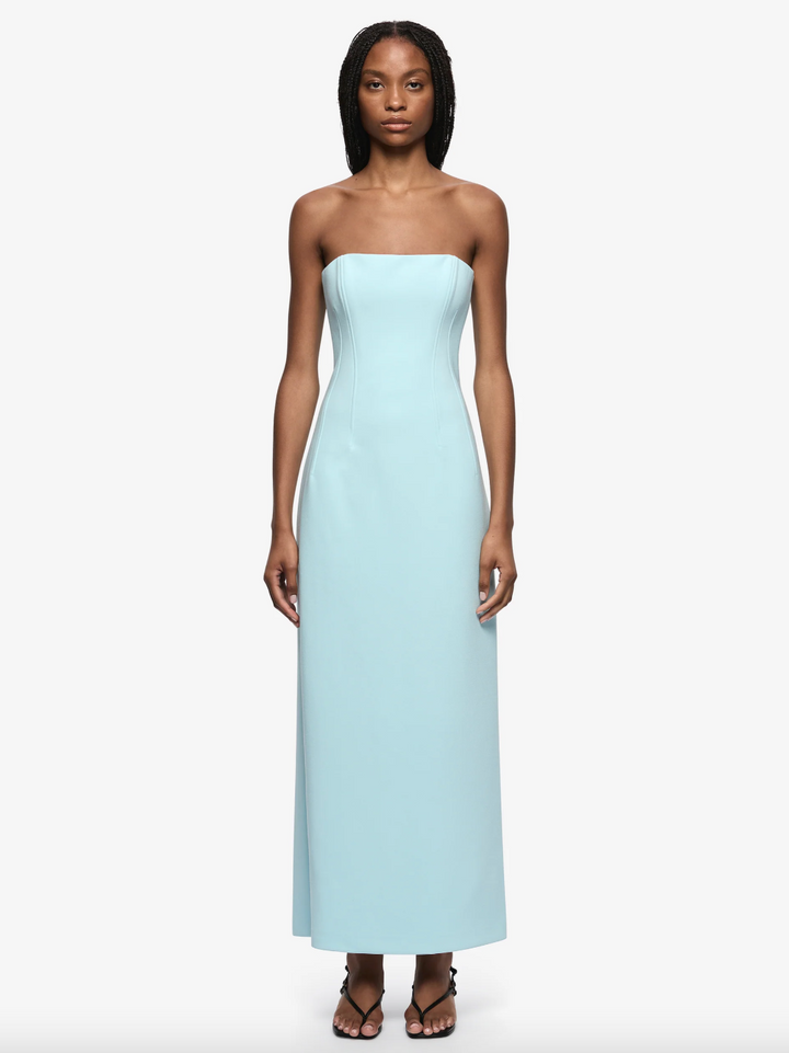Romee Strapless Maxi Dress Glacier Blue