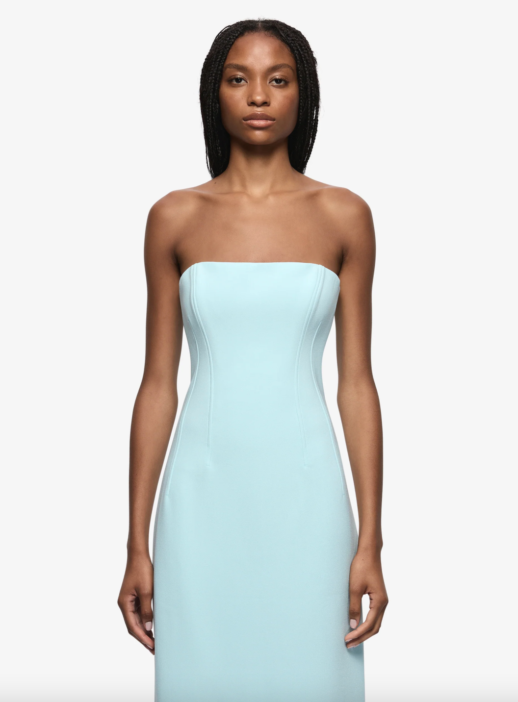 Romee Strapless Maxi Dress Glacier Blue