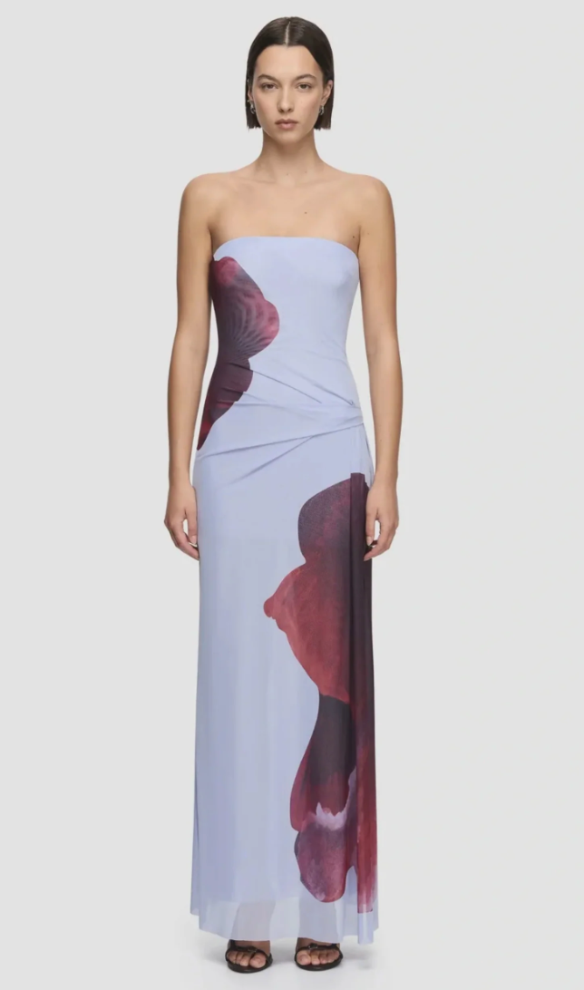 Georgina Strapless Maxi Dress Bloom Floral
