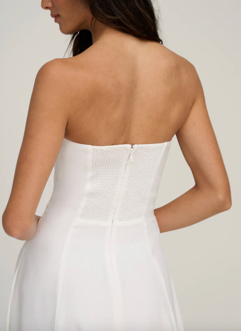 The Favorite Linen Dress White