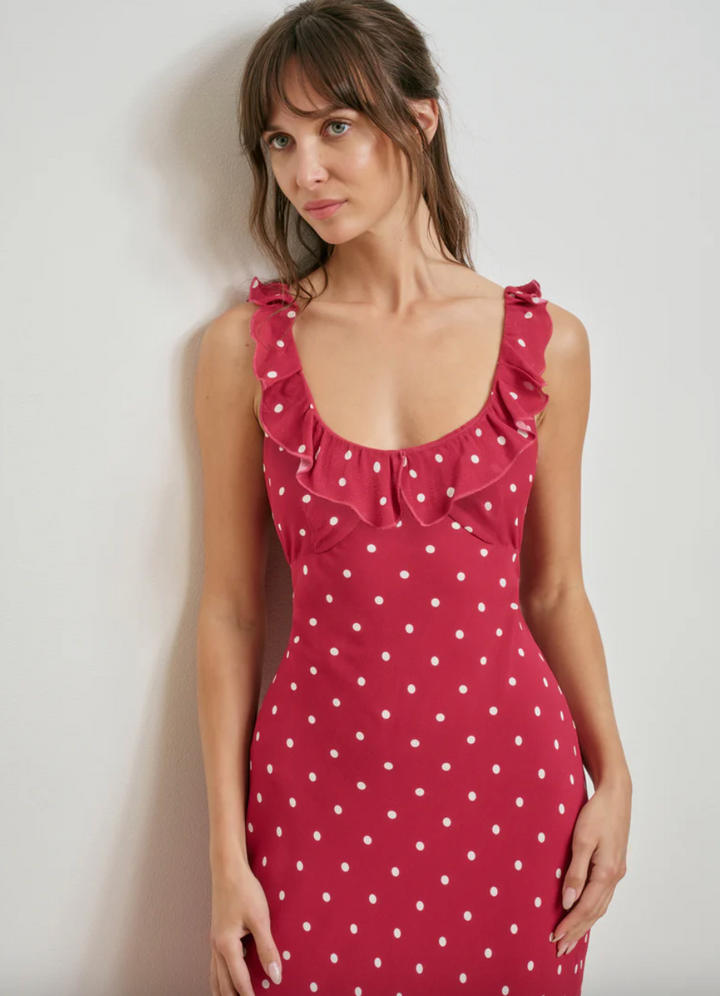 The Blossom Dress Raspberry/Ivory