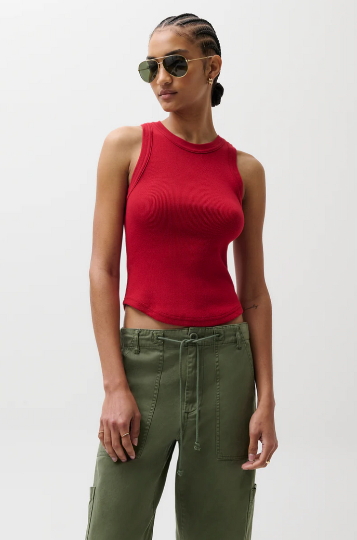 Nissi Tank Top Racer Red
