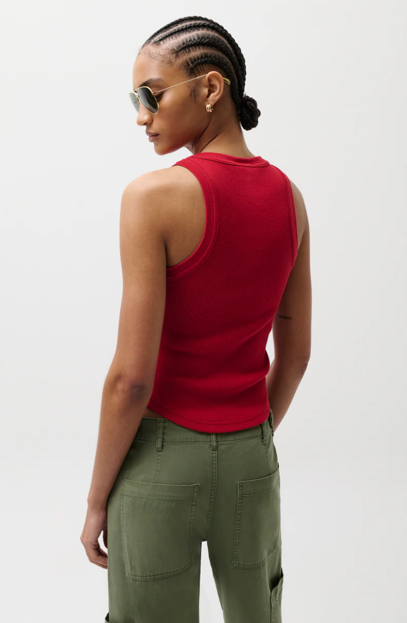 Nissi Tank Top Racer Red