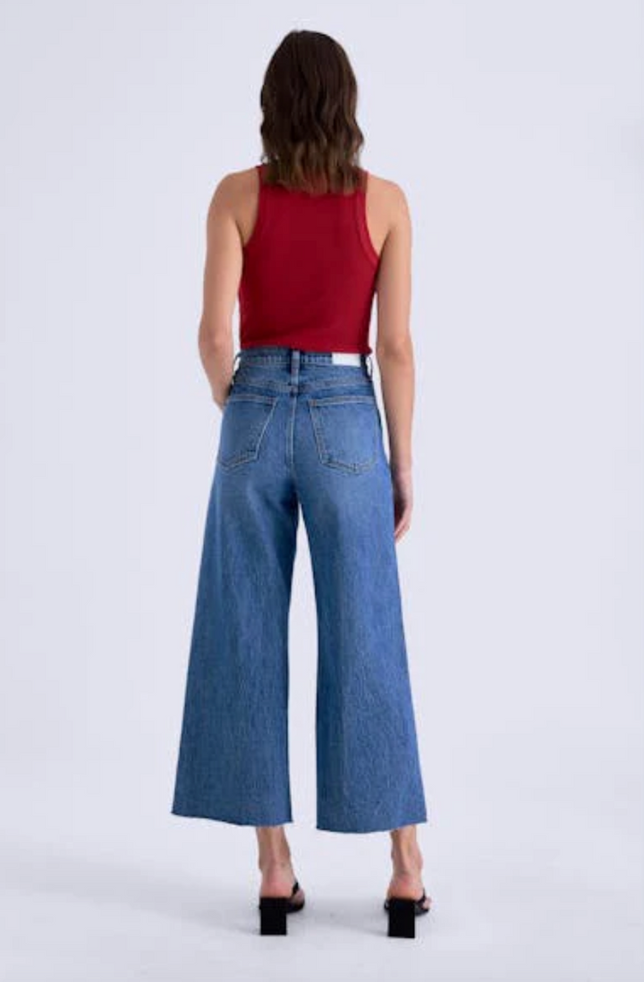 Lana Crop High Rise Ultra Wide Leg Cityscape