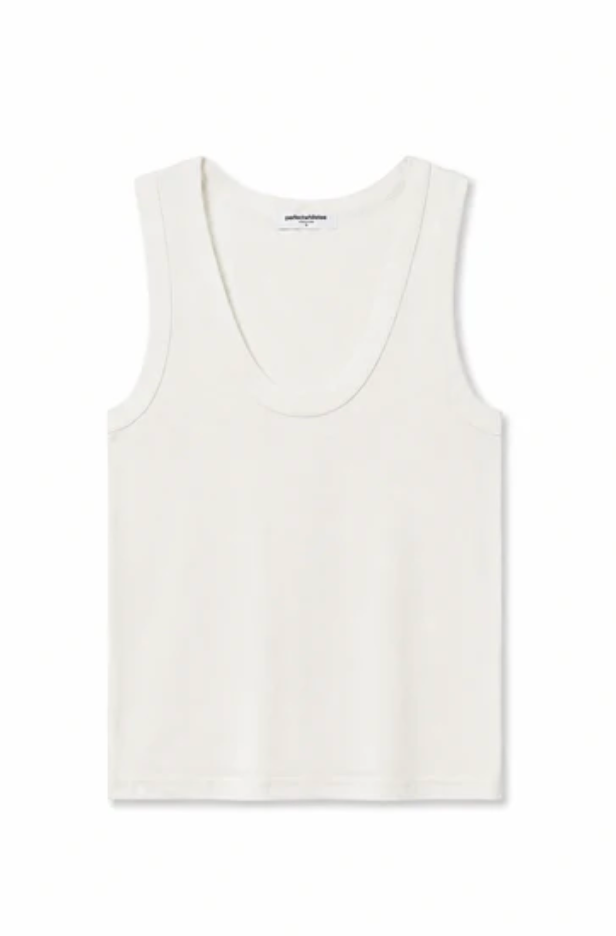 Vicky Hemp Milk Cotton Tank Natural
