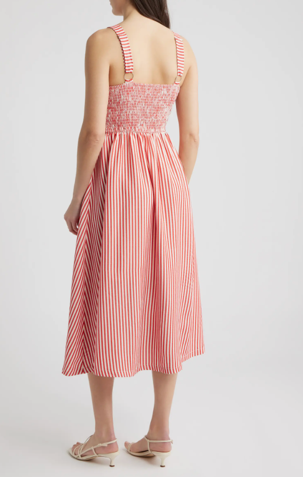 Sunny Sleeveless Stripe Dress