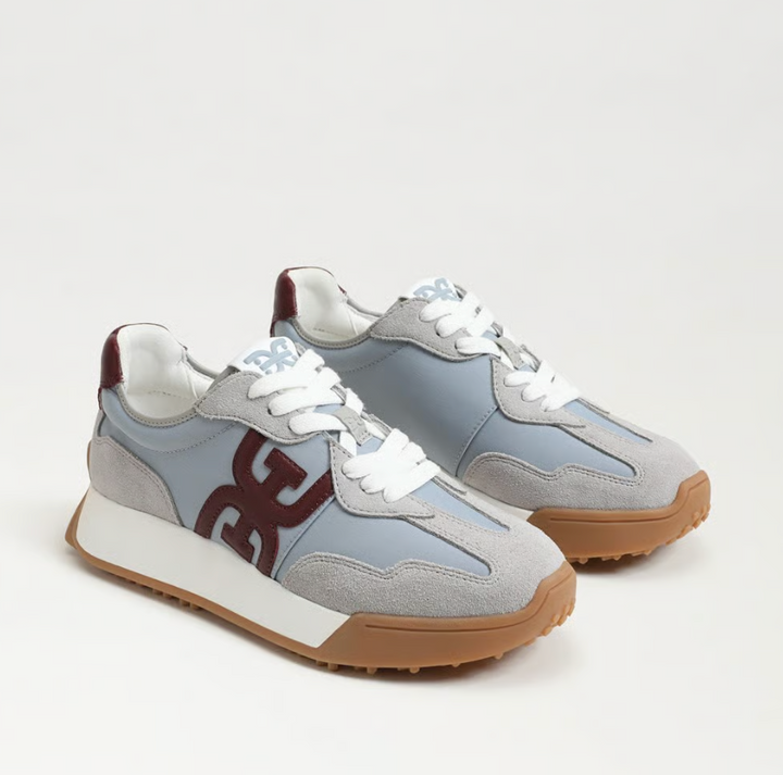 Langley Sneaker Suede Blue/Gray/Brown
