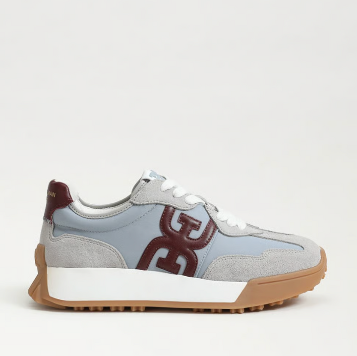 Langley Sneaker Suede Blue/Gray/Brown