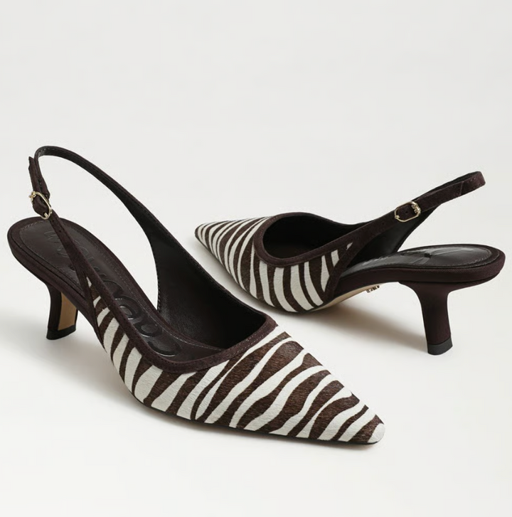 Bianka Slingback Pump Zebra