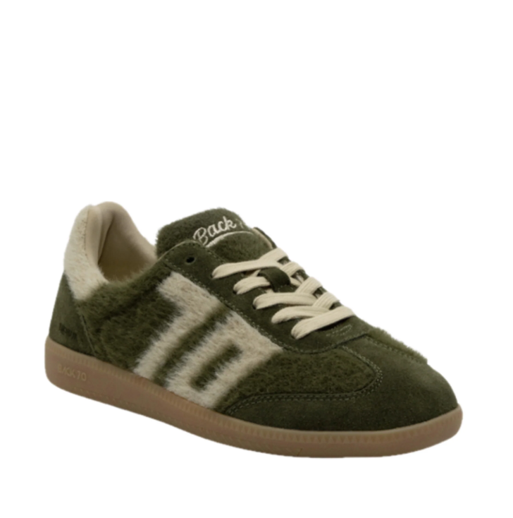 Mohair Sneakers Forest Beige